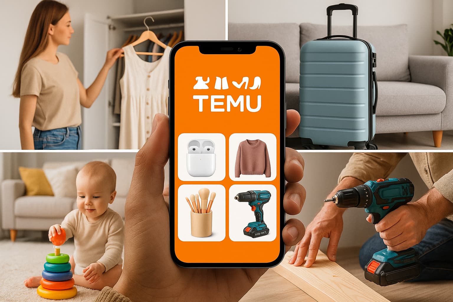 Beliebte Kategorien auf Temu für ein besseres Einkaufserlebnis